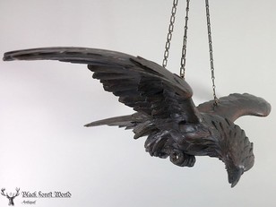 carved swiss eagle